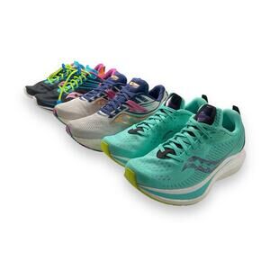 Saucony Endorphin Speed 2 Triumph 20 Kinvara 12 Womens 7.5 Shoe Lot 3 Pair READ